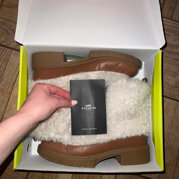 COACH Leona Shearling Boot - Only worn once, mint condition - Picture 6 of 7